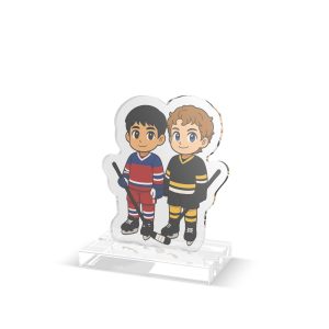 Shane Hollander & Ilya Rozanov "Heated Rivalry" Custom Cut Standee